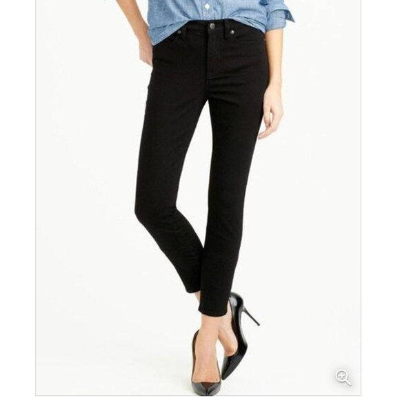 J. Crew Denim - J.Crew Lookout High Rise Black Skinny Jeans